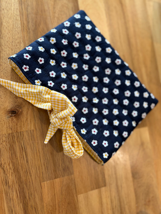 Pochette à livre fleur